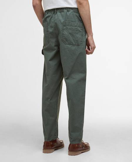 Harton Relaxed Slub Trousers Thyme Harton Relaxed Slub Trousers Thyme