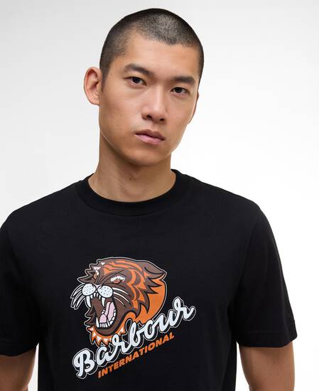 T-shirt con stampa Irwin Black