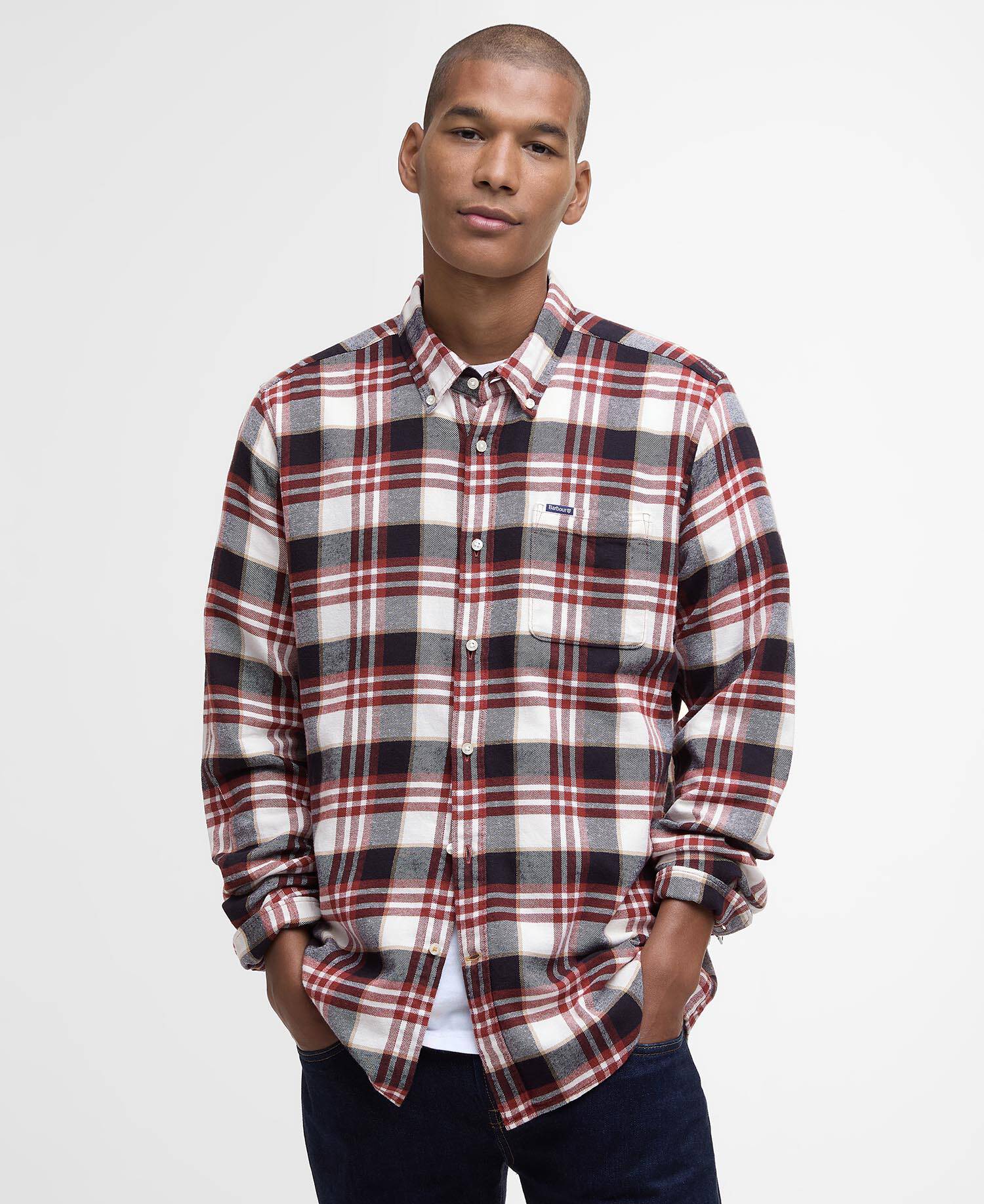 Fallbay Tailored Long-Sleeved Shirt Fired Brick image number 0