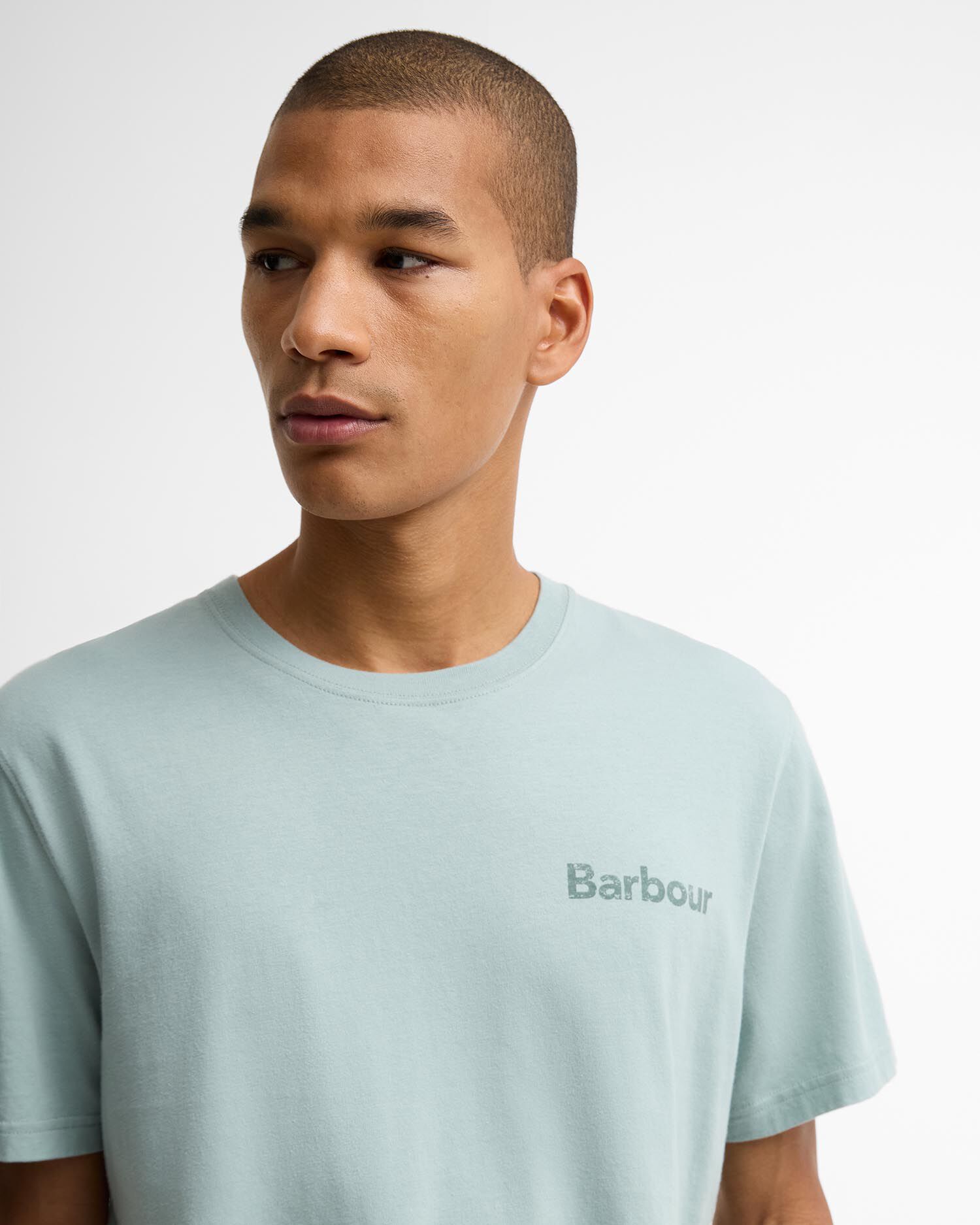 Dearham Graphic Tailored T-Shirt Dusty Slate
