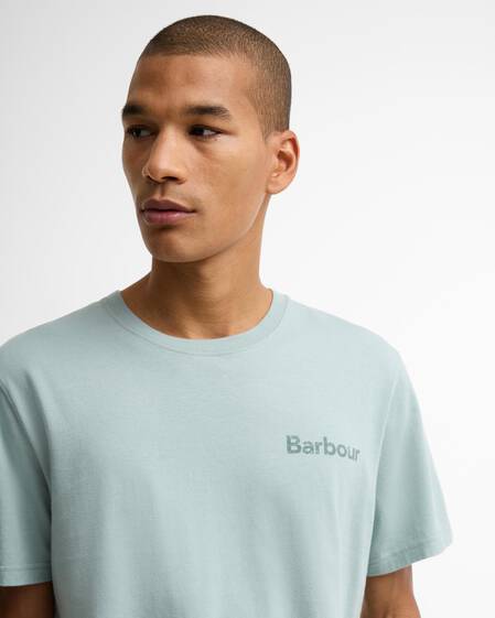 Dearham Graphic Tailored T-Shirt Dusty Slate
