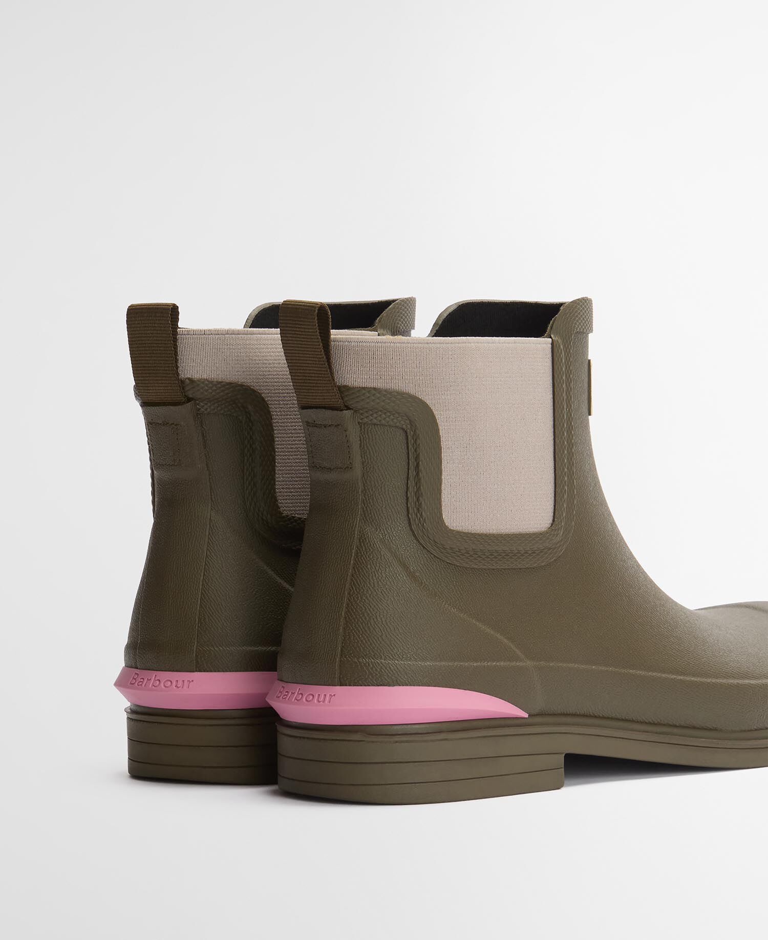 Abbeyfield Packable Ankle Wellingtons Olive