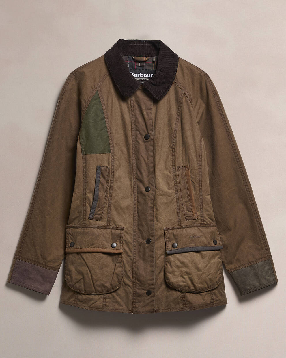 Barbour Re-Loved Women's Beadnell Waxed Jacket