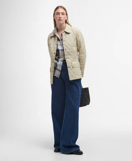 Summer Beadnell Quilted Jacket Pearl