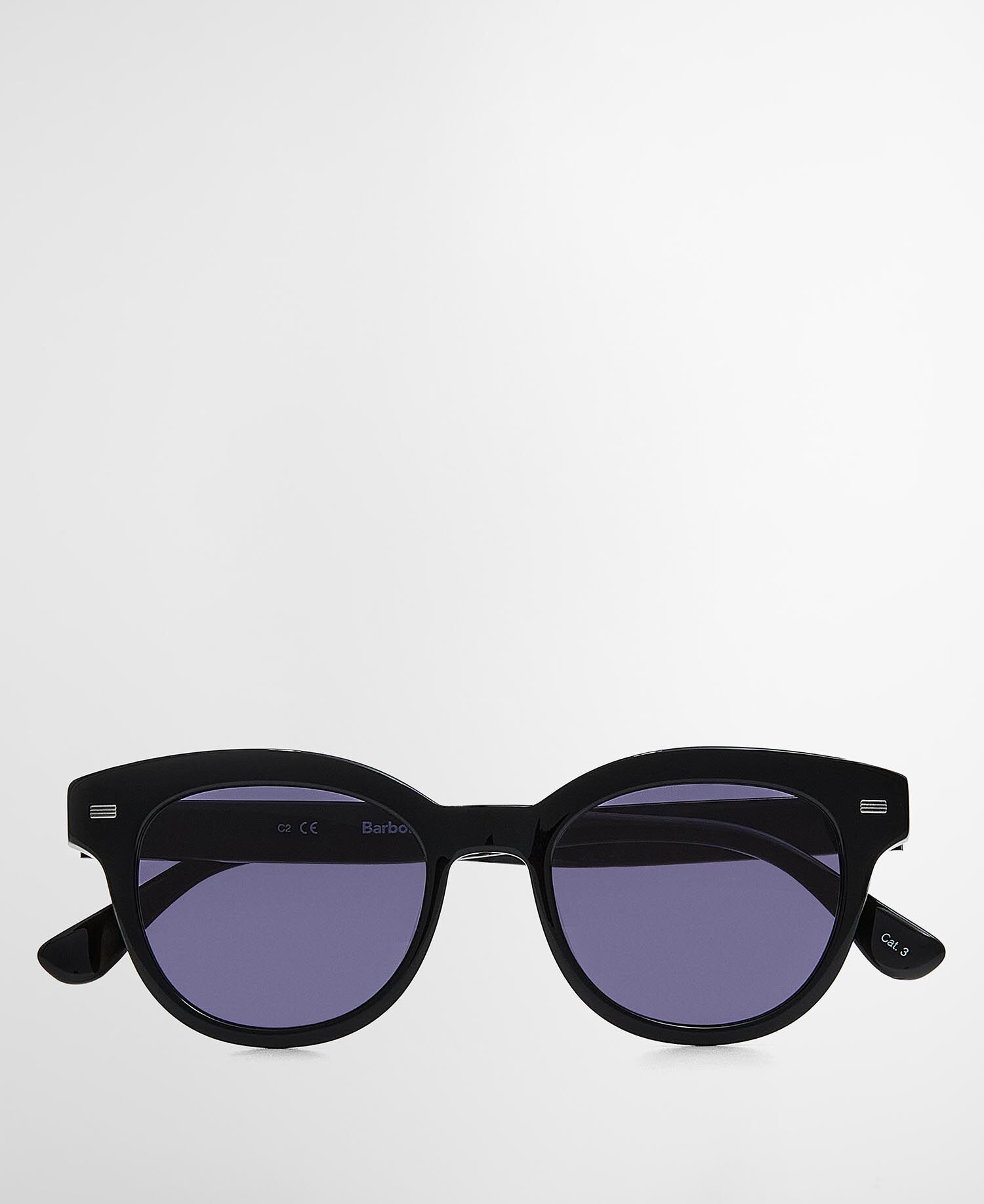 Rounded Sunglasses Black