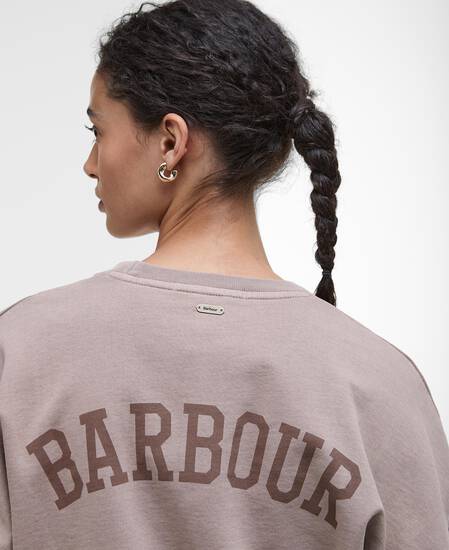 Elisha Logo Sweatshirt Military Brown