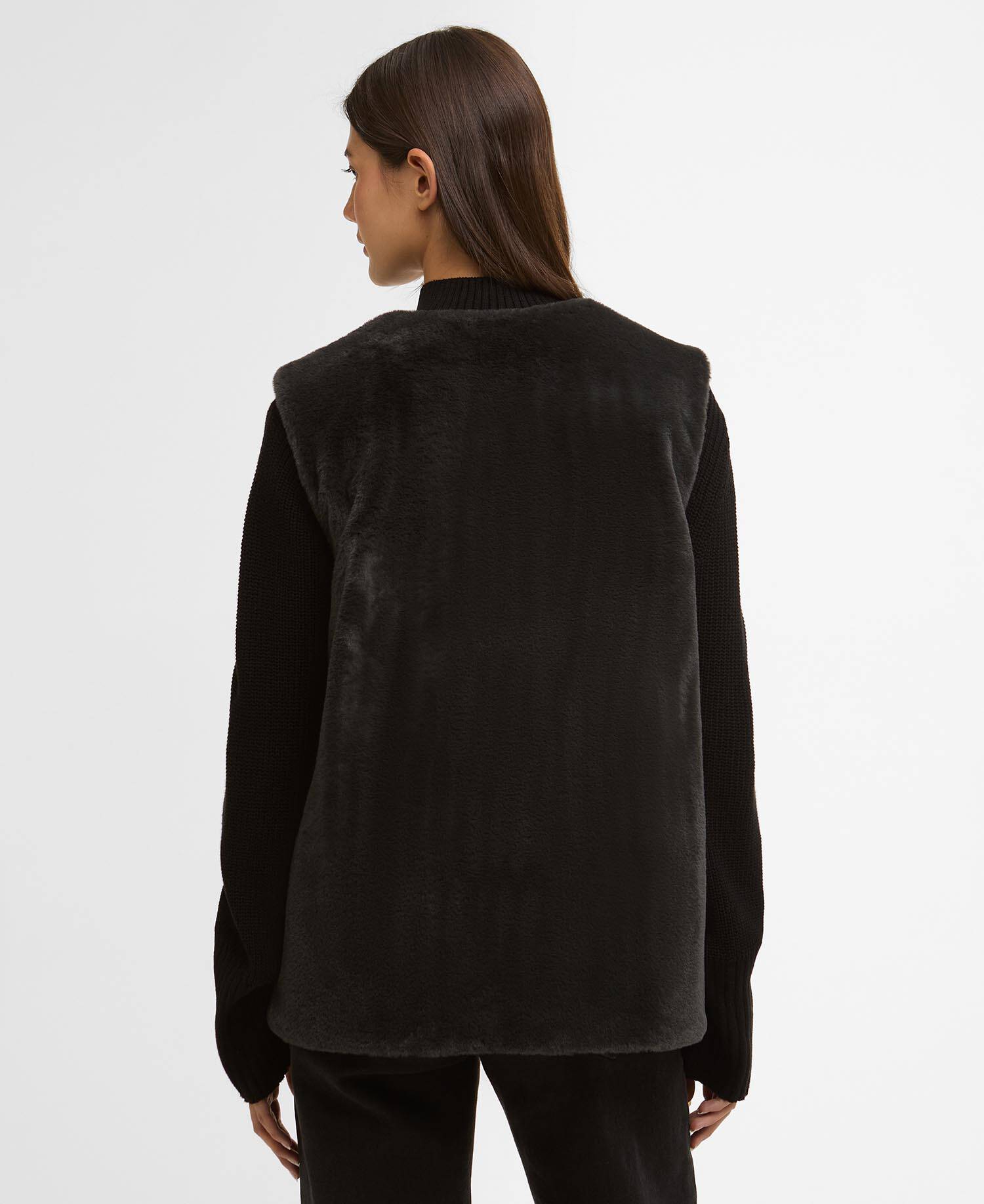 Mialn Fur Gilet Black image number 2