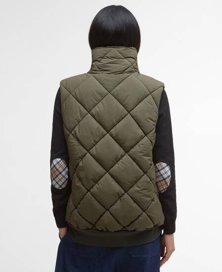 Gilet Becky Olive/Ancient Tartan