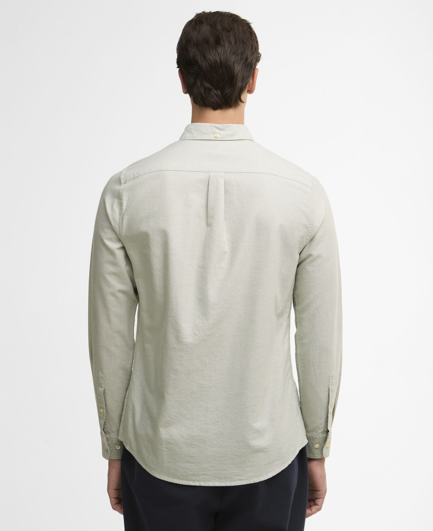 Oxford Tailored Long-Sleeved Shirt Sea Green