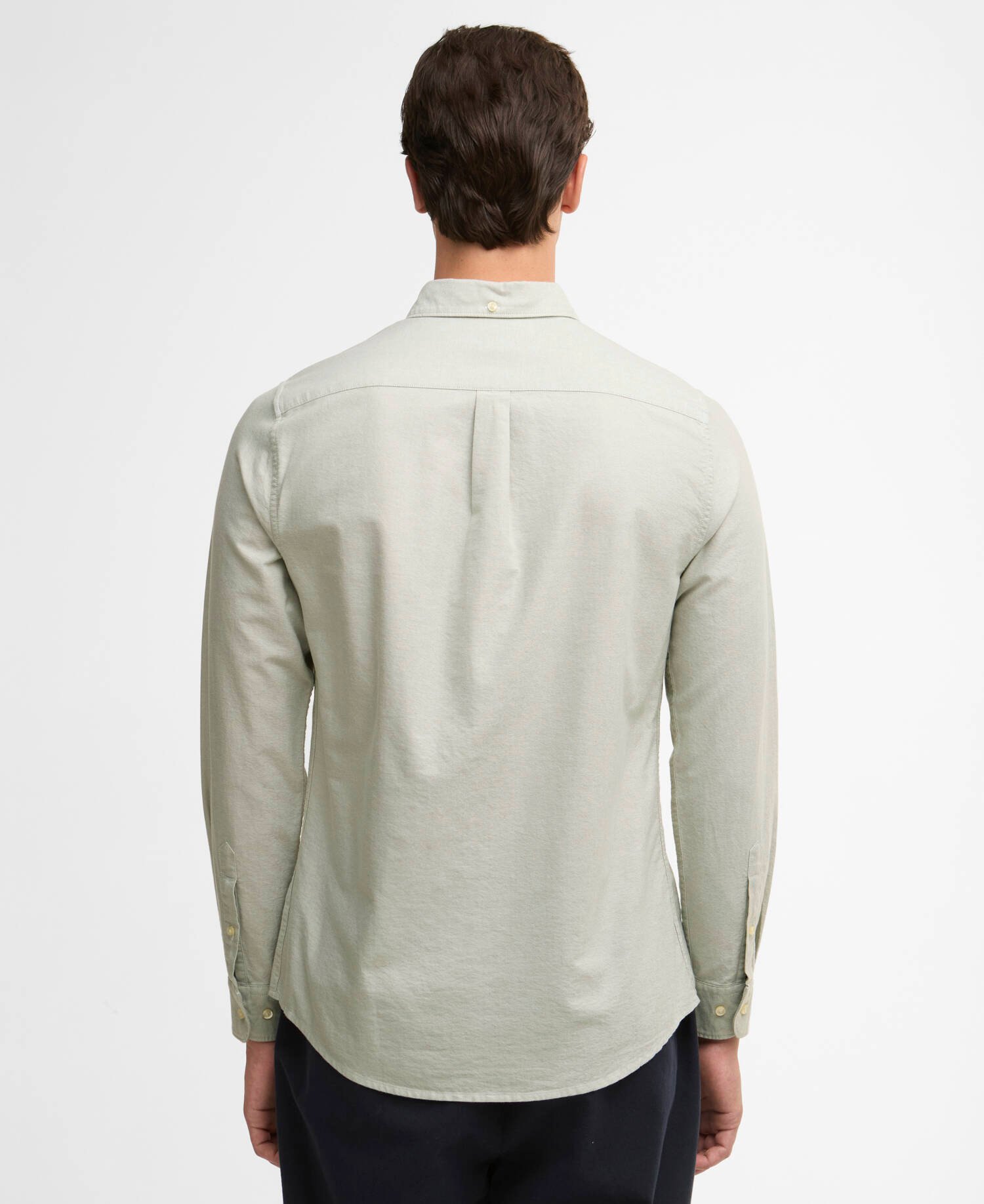 Oxford Tailored Long-Sleeved Shirt Sea Green image number 2