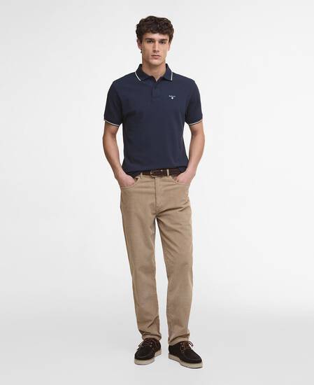 Pantaloni in velluto stretch a coste sottili dalla vestibilità regular Washed Stone Pantaloni in velluto stretch a coste sottili dalla vestibilità regular Washed Stone