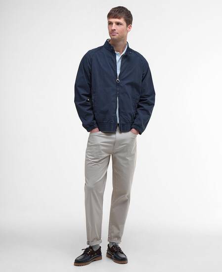 Royston Cotton Harrington Jacket Dark Denim