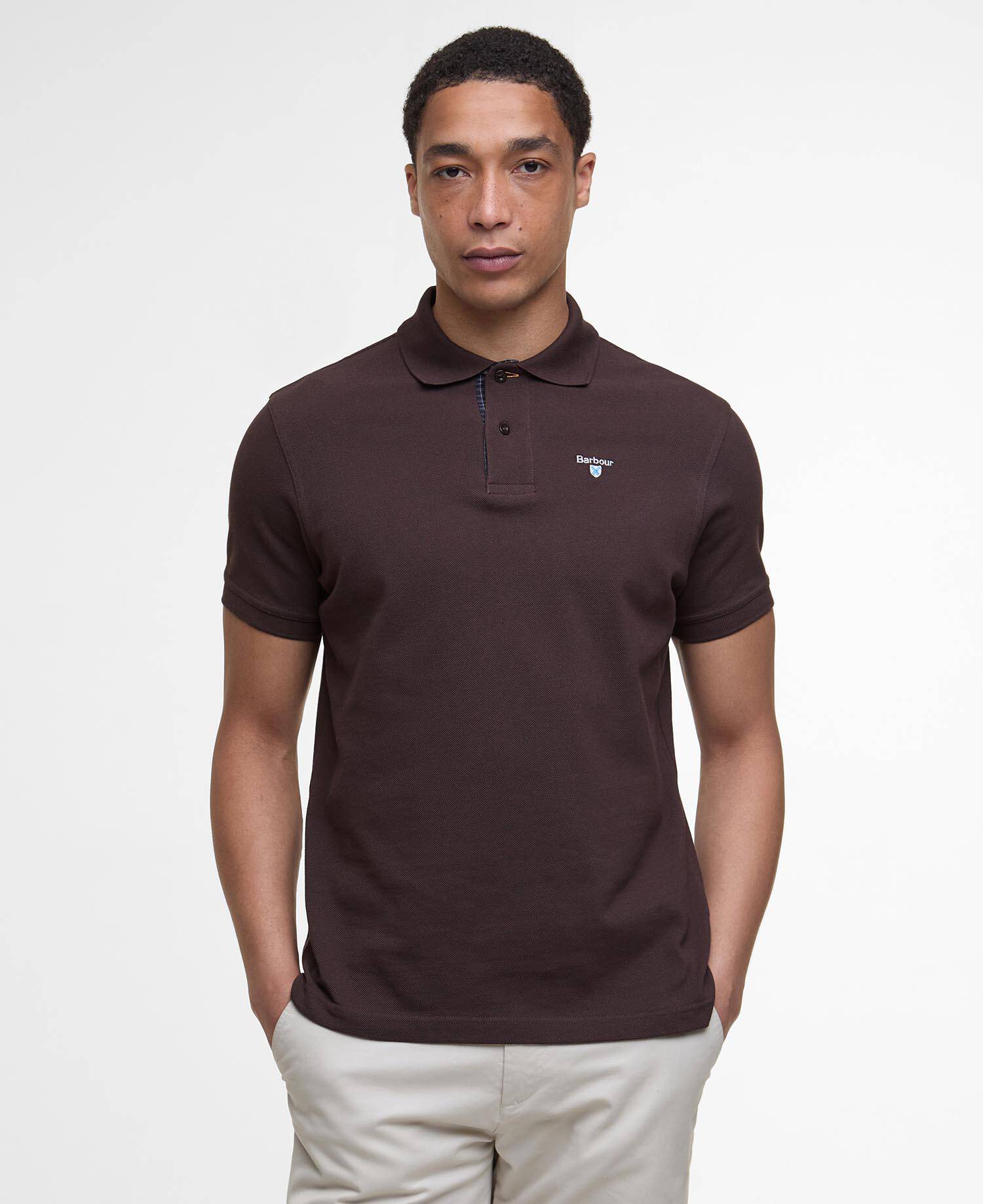 Tartan Pique Polo Shirt image number 0