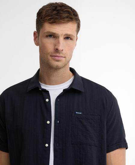 Kingswood Ripstop Short-Sleeved Shirt Dark Navy