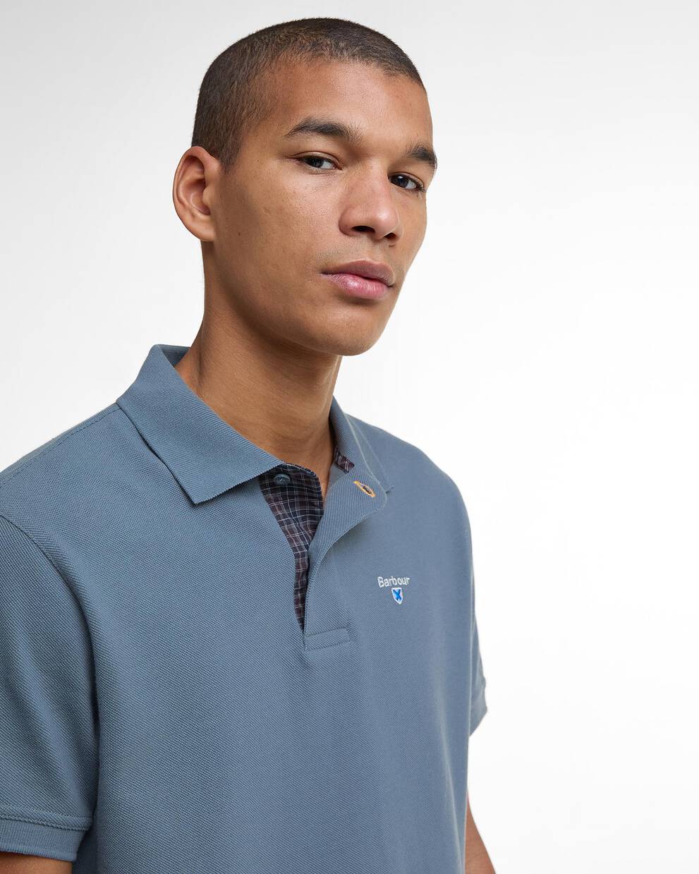 Tartan Pique Polo Shirt