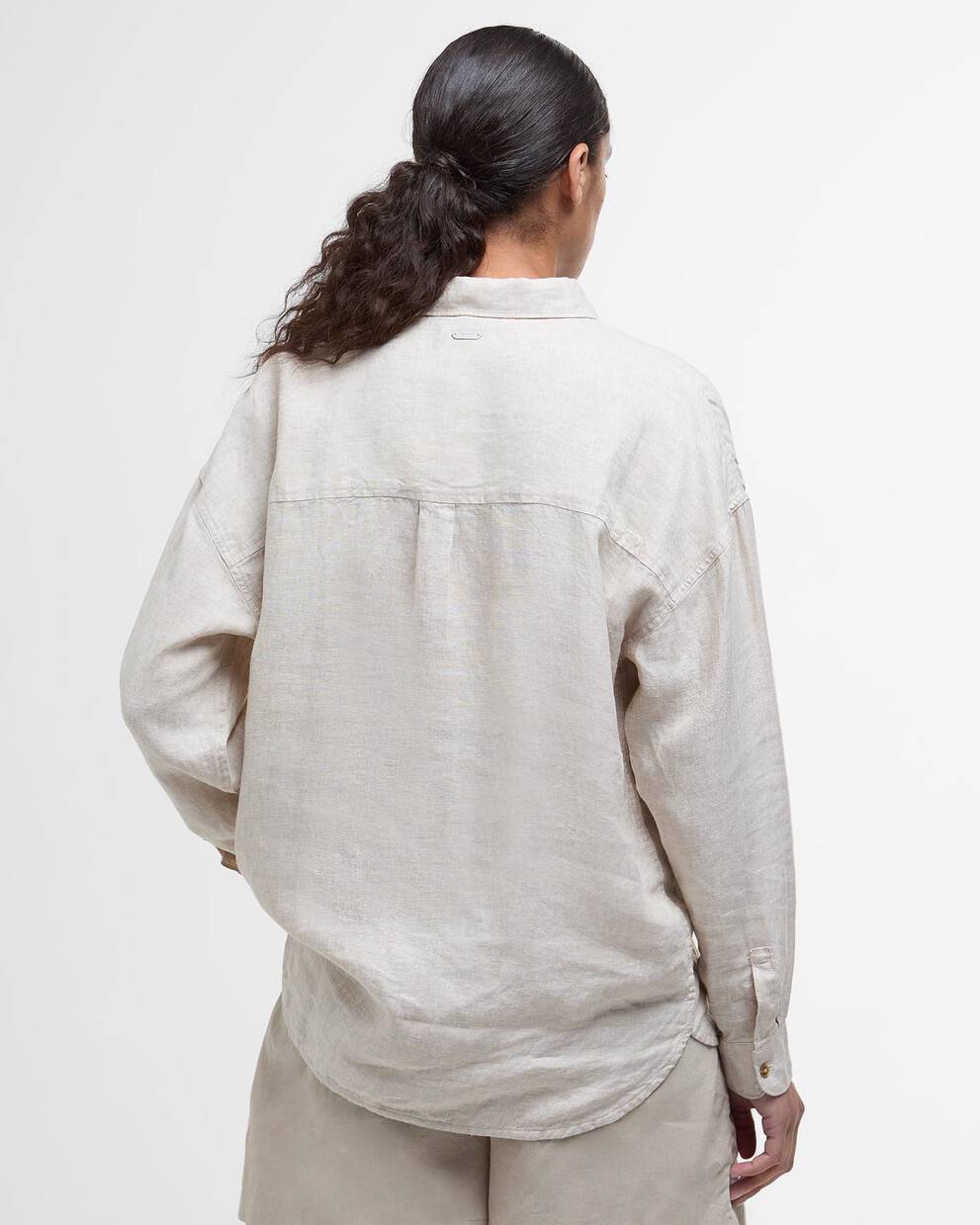 Hampton Relaxed Linen Shirt Light Sand