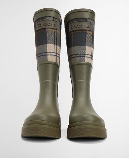 Stivali di gomma Dena Olive/Ancient Tartan