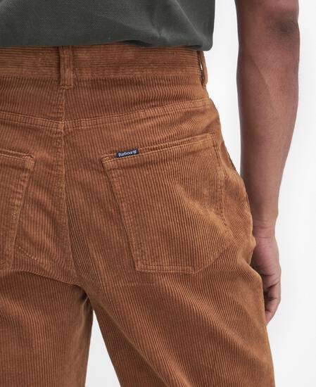 Stretch Cord Regular Trousers Dark Honey