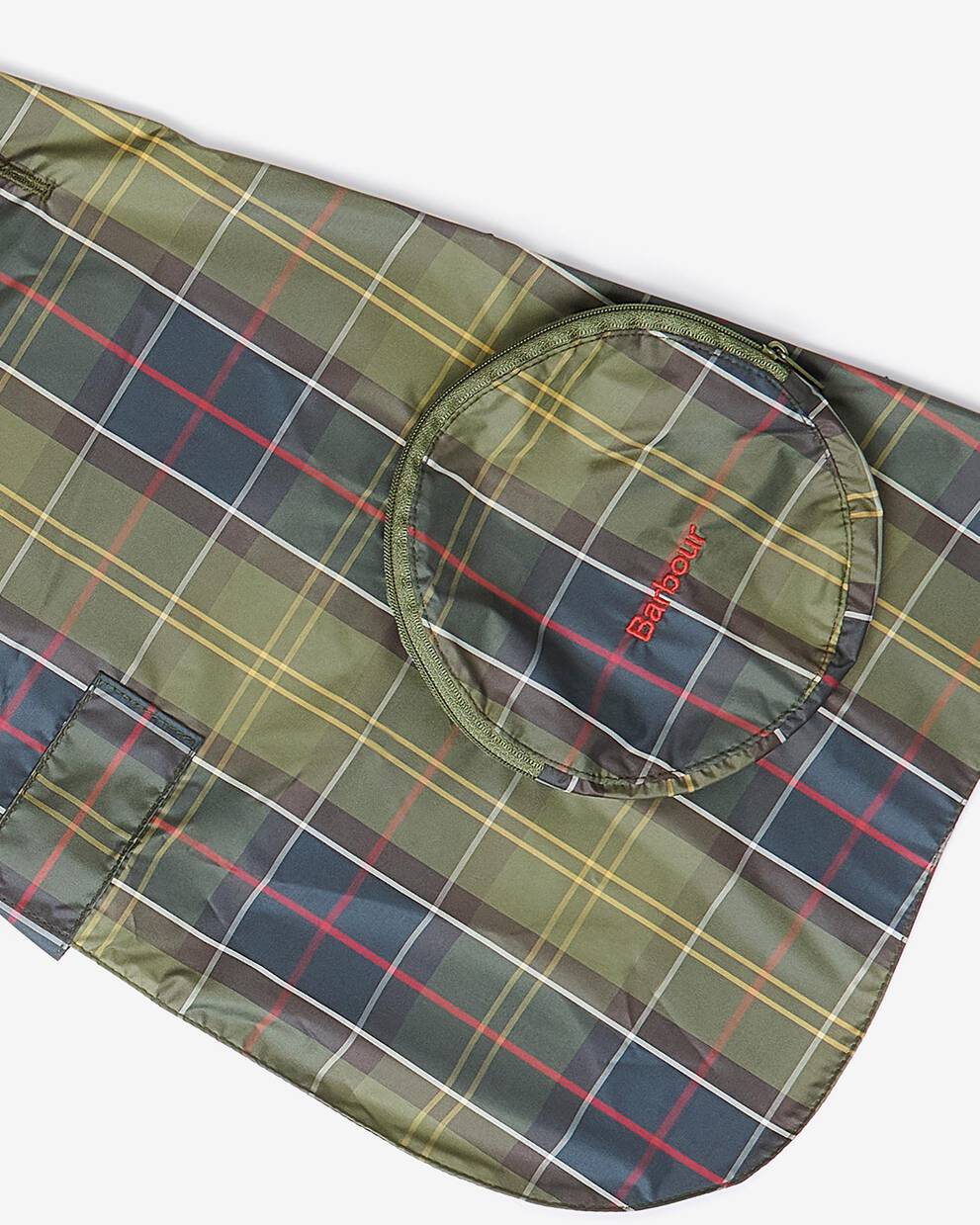Packable Tartan Dog Coat