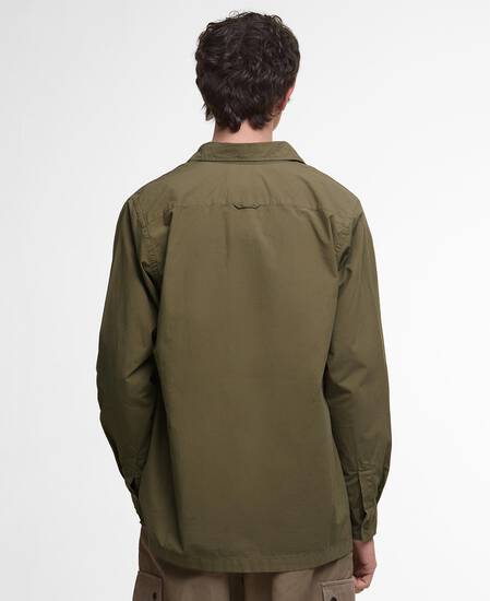 Morwick Oversized Long-Sleeved Shirt British Khaki