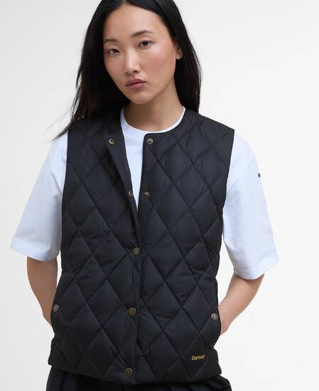 Gilet in piumino d'oca Fiona Black/Classic