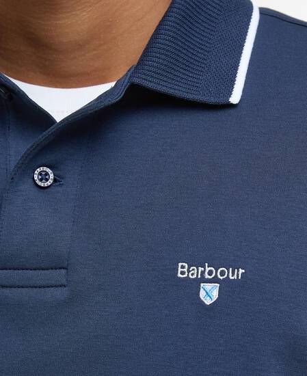 Hackney Tailored Short-Sleeved Polo Shirt Navy