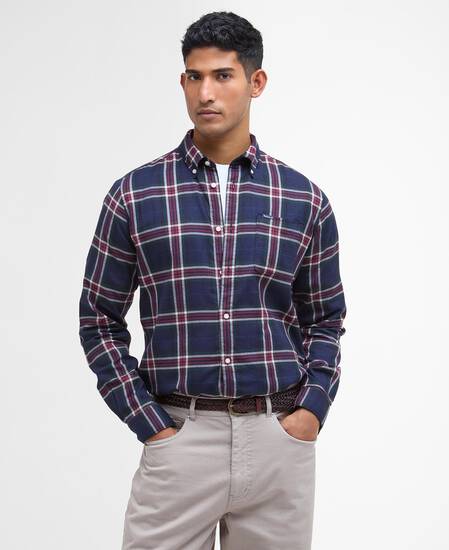 Crossfell Tailored Long-Sleeved Shirt Inky Blue Crossfell Tailored Long-Sleeved Shirt Inky Blue