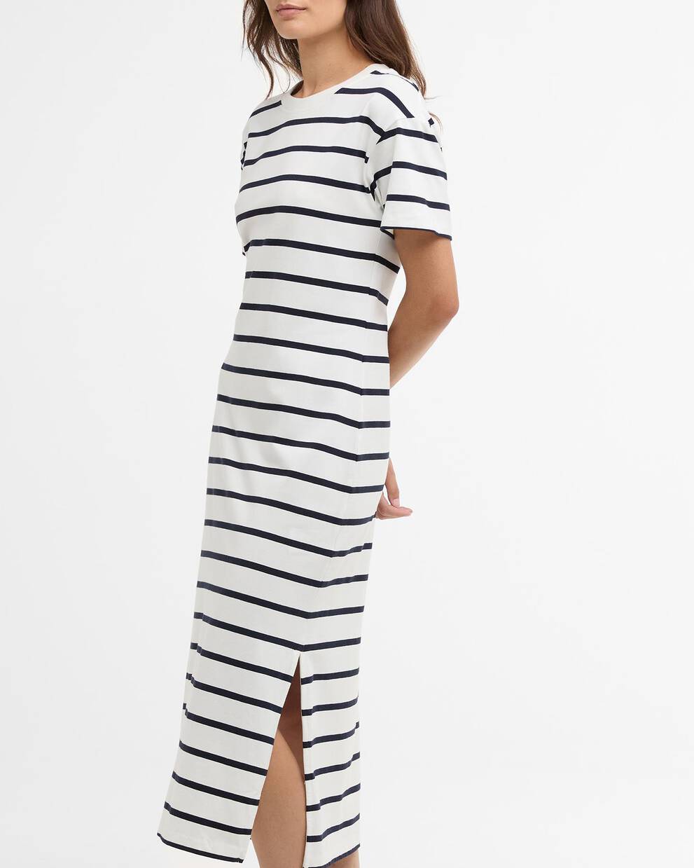 Selena Striped Midi Dress