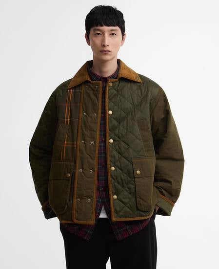 Barbour x Feng Chen Wang Fendale Quilted Jacket Olive