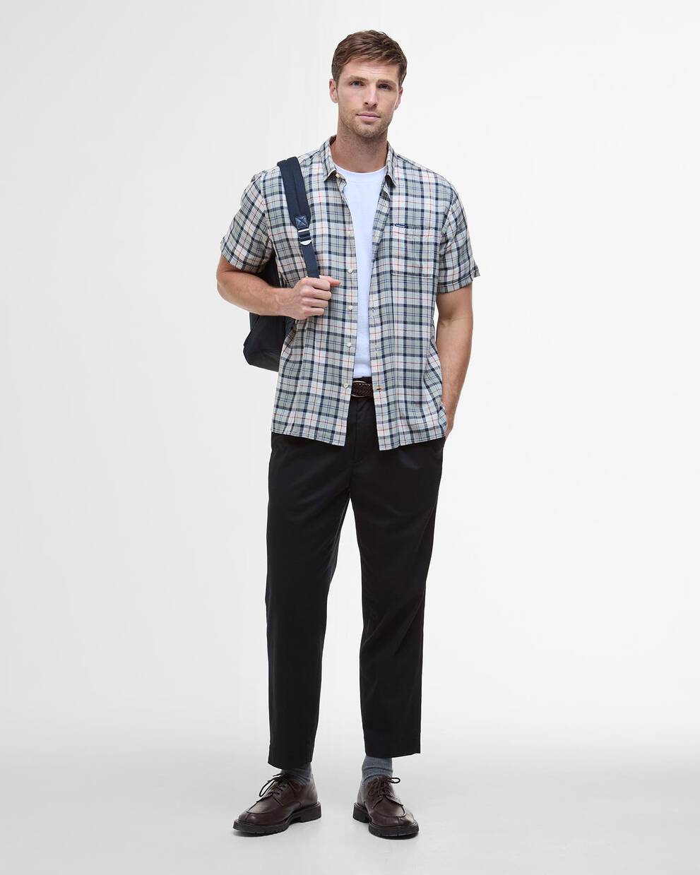 Hemd Midfield Tartan Short-Sleeved Regular