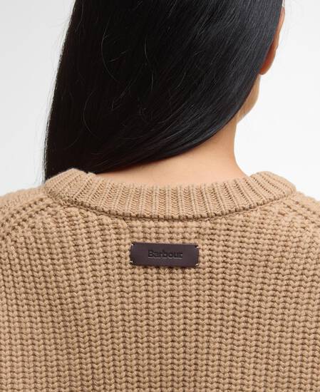 Lilian Crew-Neck Jumper Military Brown