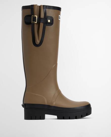 Stivaletti in gomma Leighton Military Brown/Black