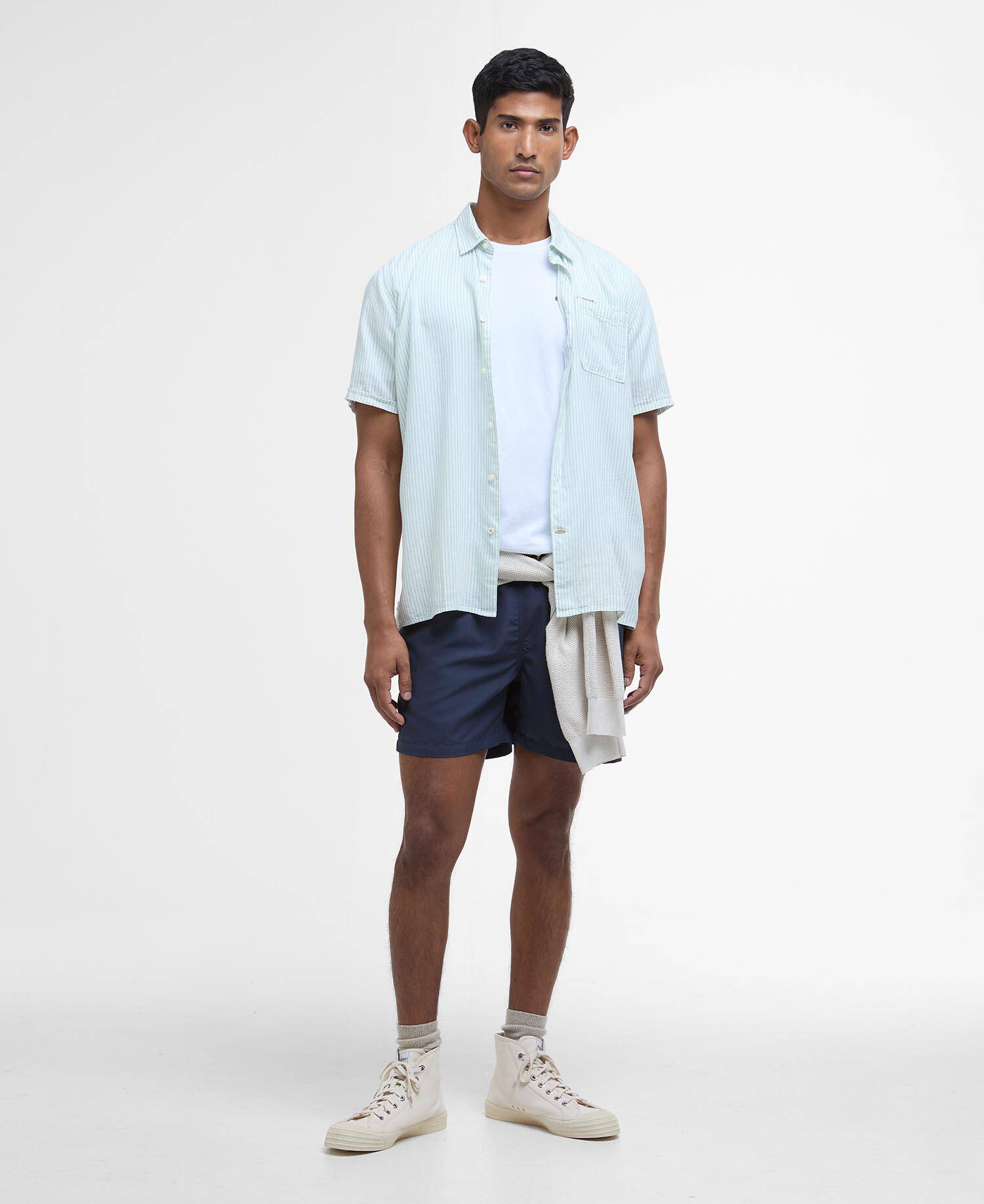 Deerpark Regular Short-Sleeved Shirt Pale Apple image number 1