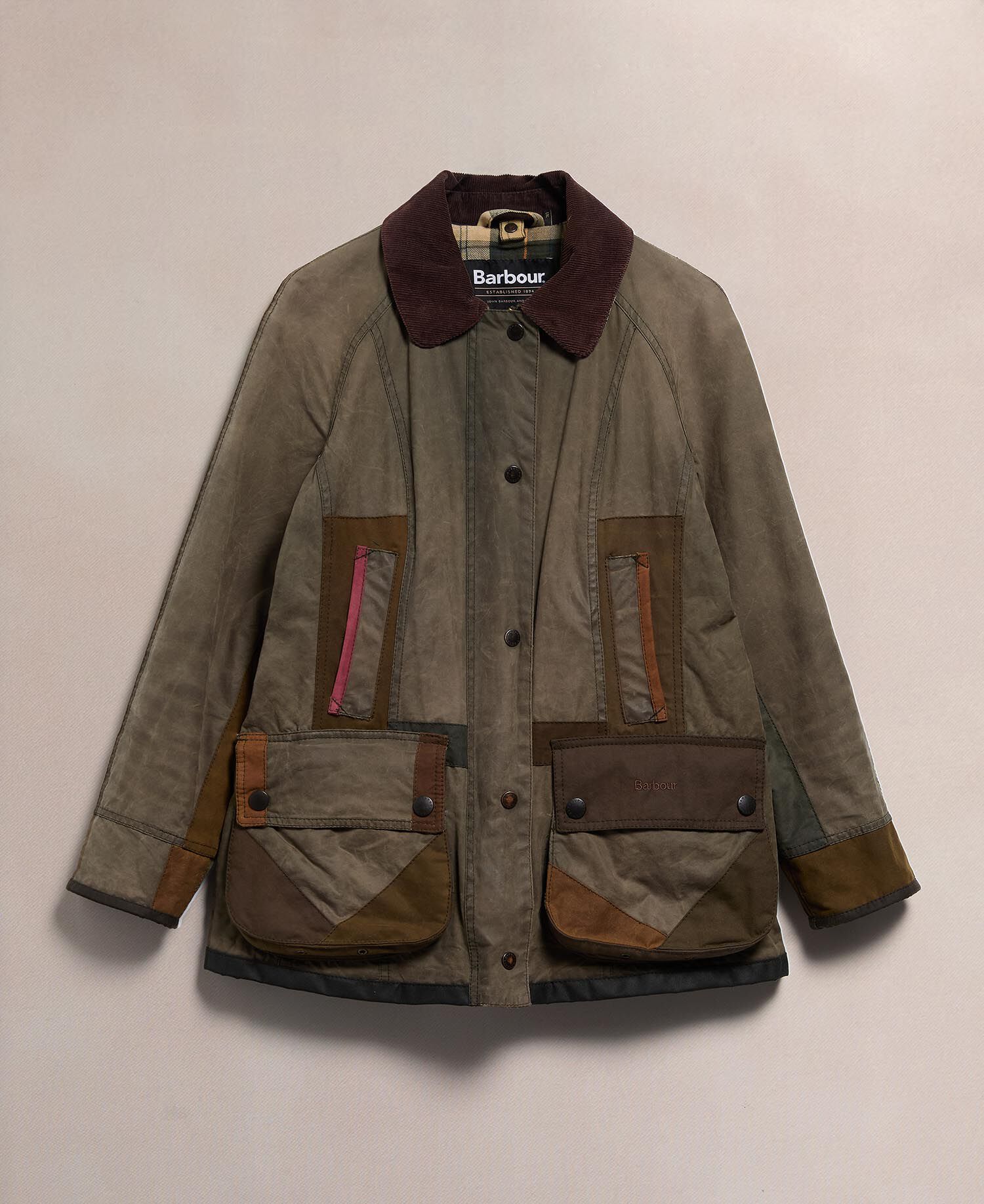 Barbour Re-loved Women's Beadnell Waxed Jacket - Size 10 Sage