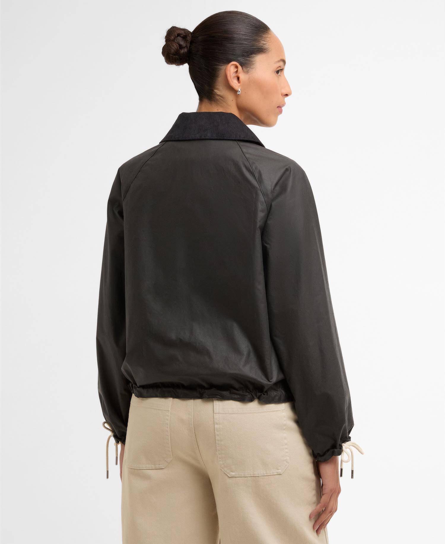 Marron Waxed Jacket Grey/Dress image number 2