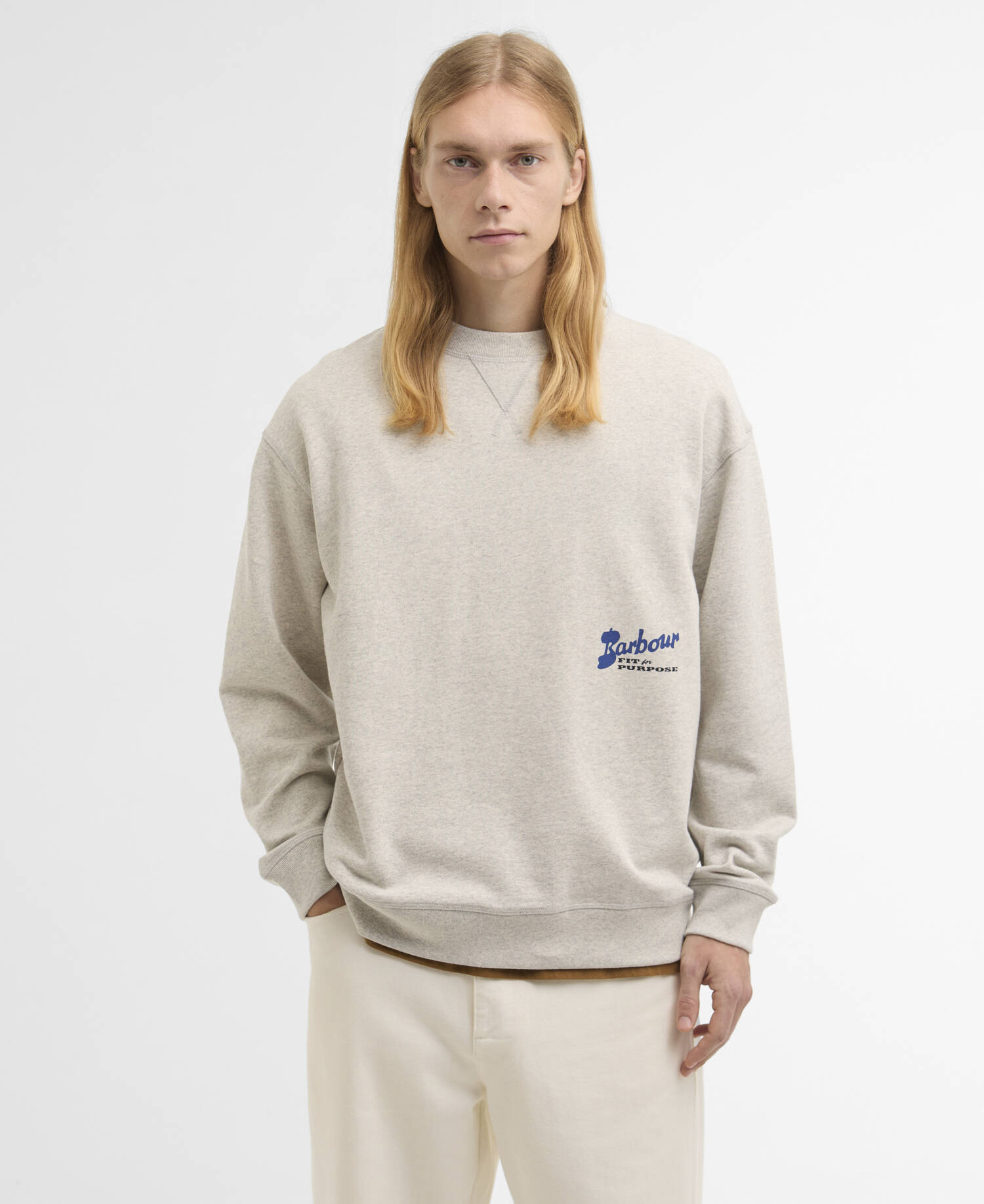 Blythe Crew Neck Jumper Neutral Marl image number 0