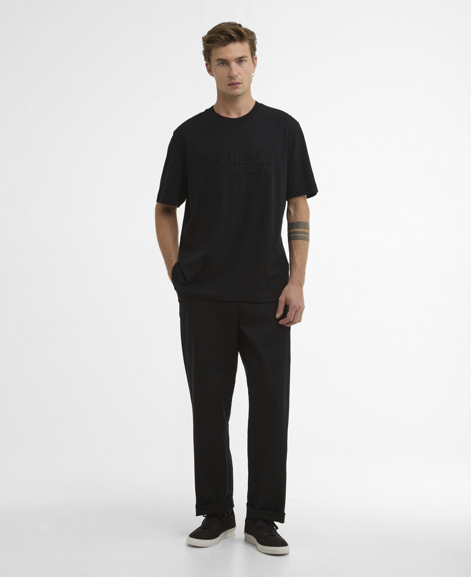Theo Logo T-Shirt Black
