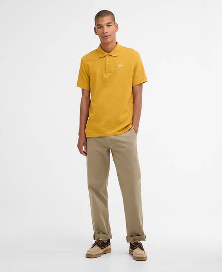 Poloshirt Sports Golden Ochre