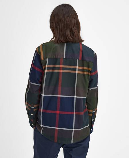 Renford Oversized Long-Sleeved Tartan Shirt Classic Tartan