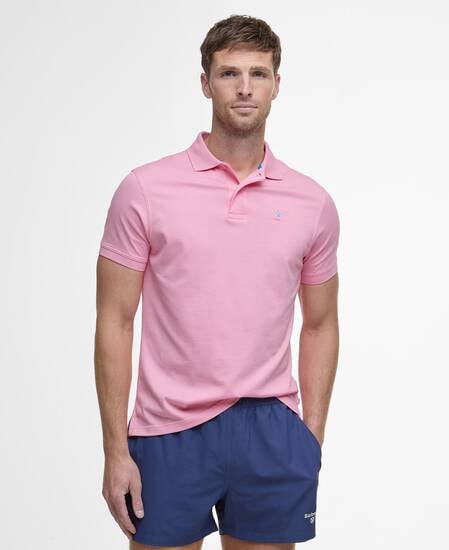 Active Short-Sleeved Polo Shirt Candy Pink