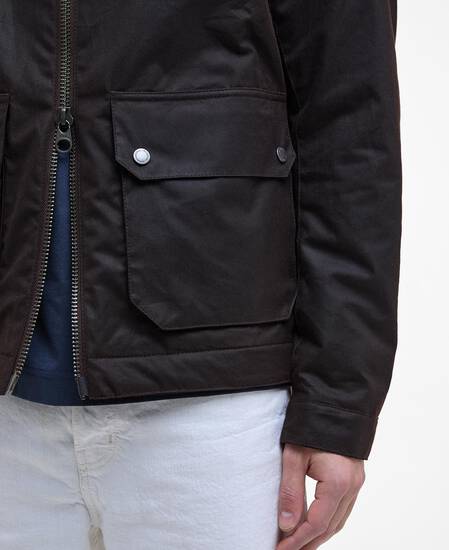 Wachsjacke Lutlaw Harrington Rustic
