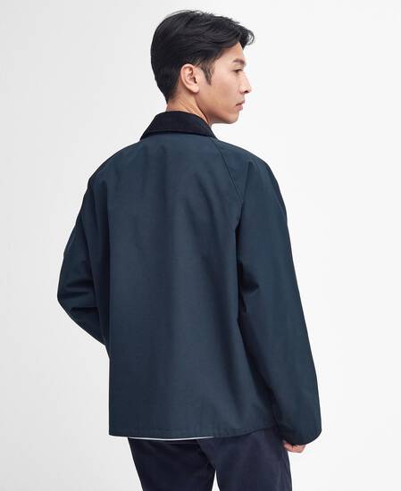 Oversized Reversible Transporter Jacket Navy-Dress