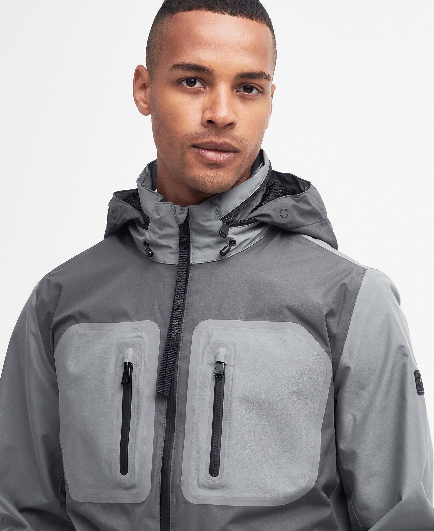 B.Intl Chevin Waterproof Jacket Gargoyle image number 3