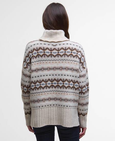 Helen Fair isle Roll-Neck Jumper Birch Multi