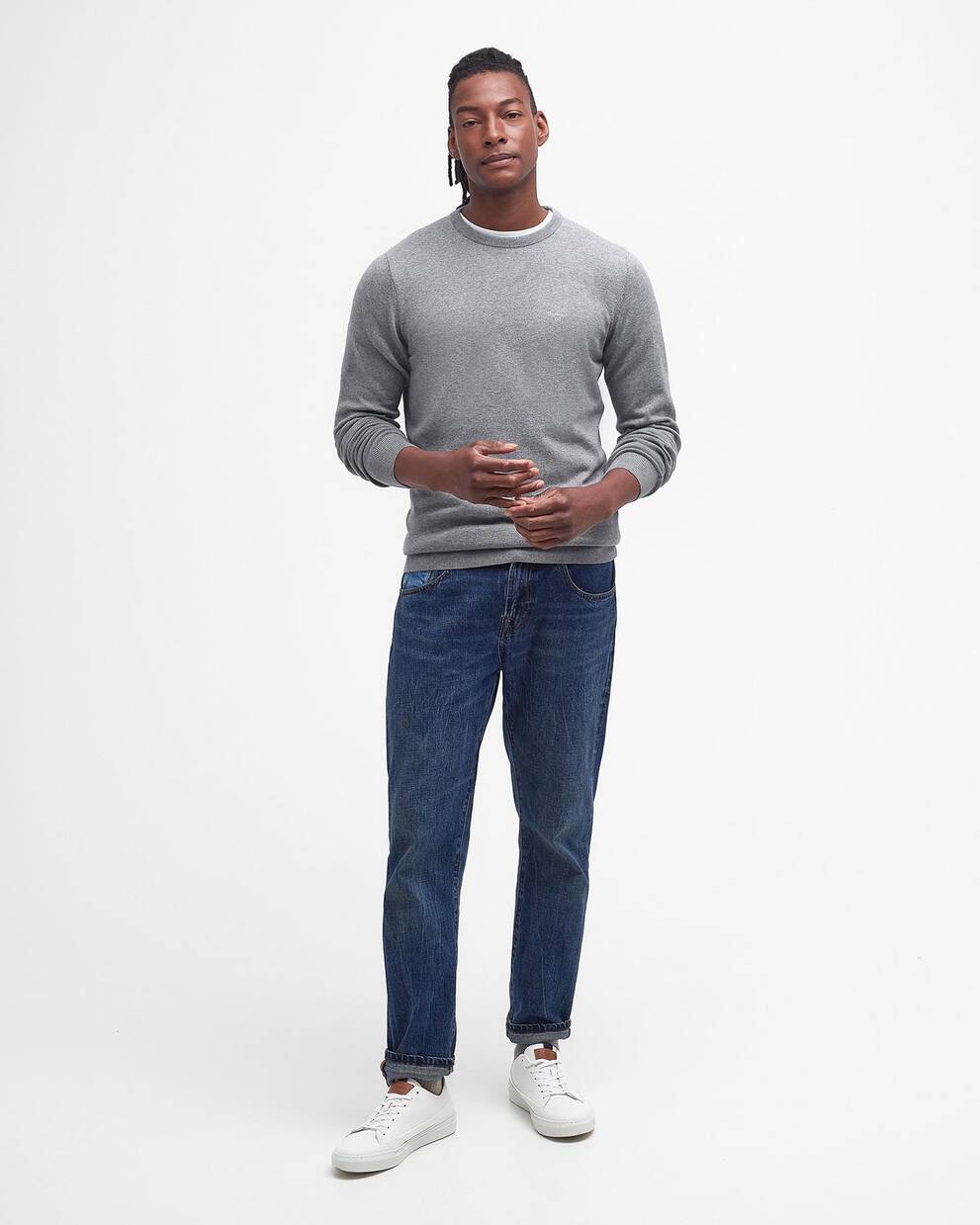 Pima Cotton Crew Neck Jumper