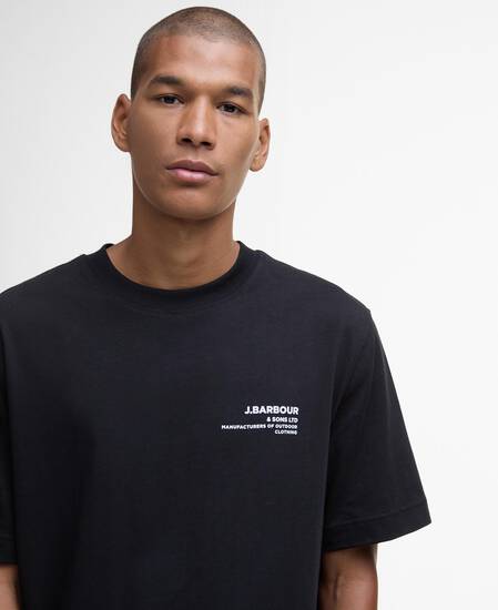 T-Shirt Parkend Photographic Relaxed Graphic Black