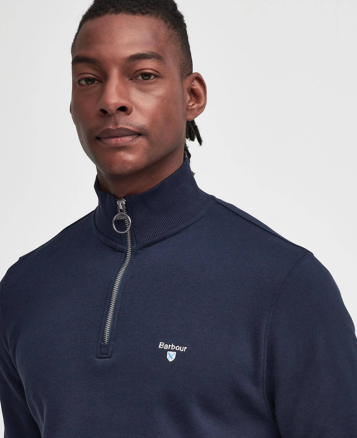 Beckhill Quarter-Zip Sweatshirt Classic Navy image number 3