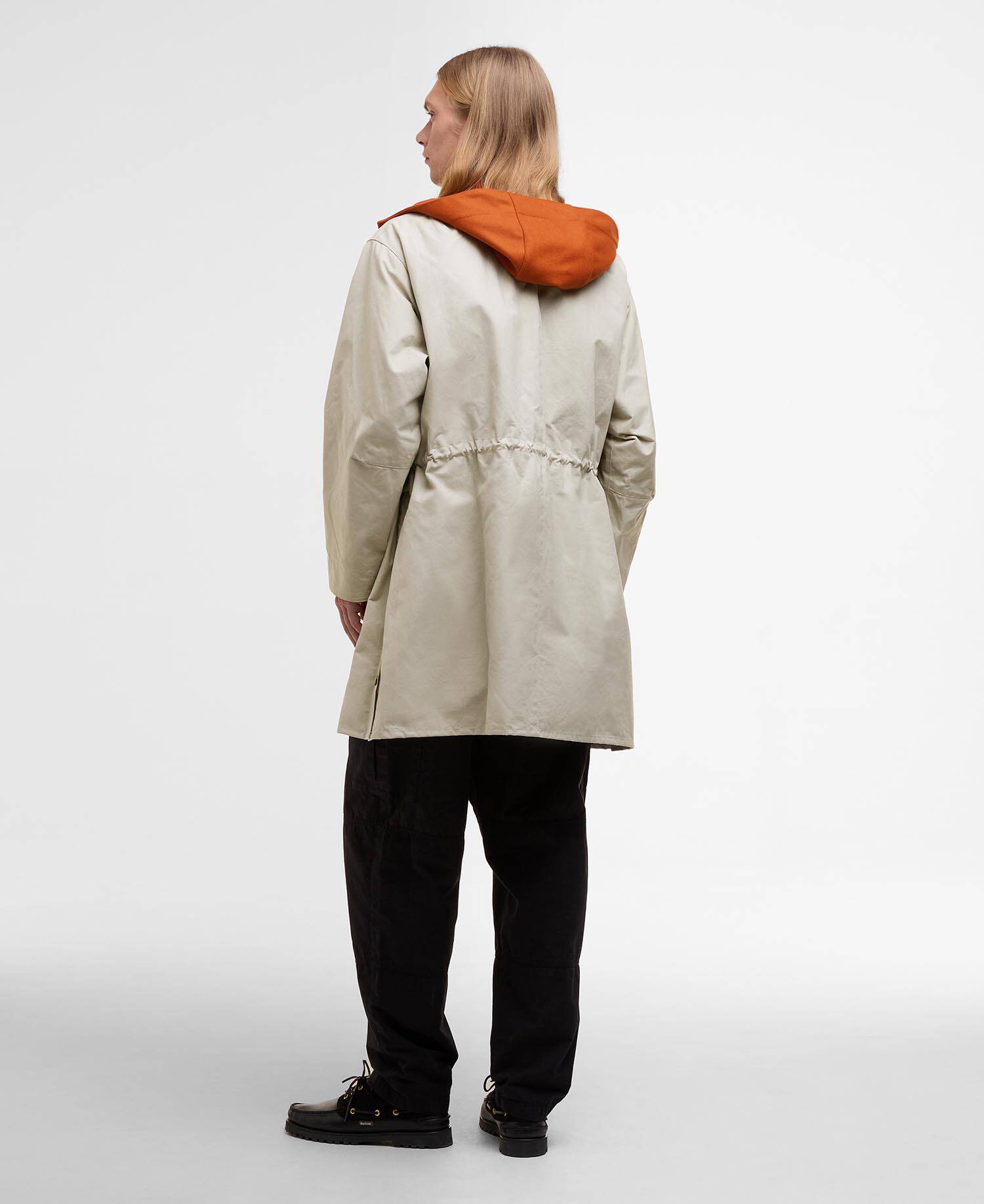 Barbour x Kaptain Sunshine Oversized Bedale Casual Field Coat Clay image number 2