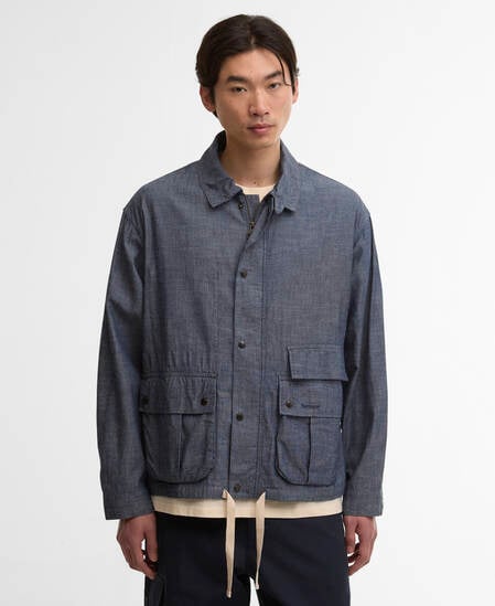 Modified Westoe Casual Jacket Chambray