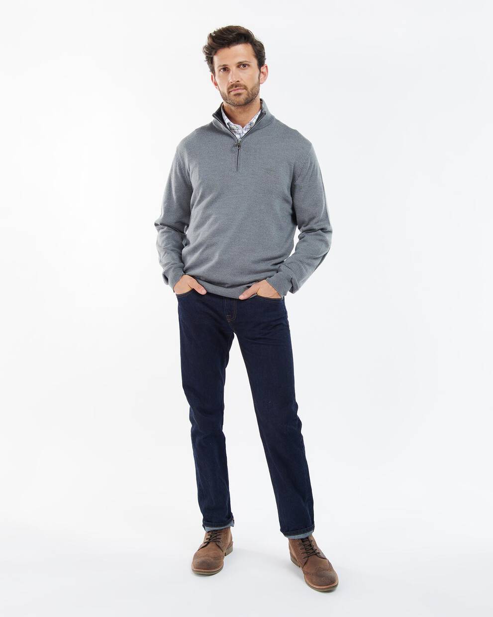 Loyton Merino Half Zip Sweatshirt